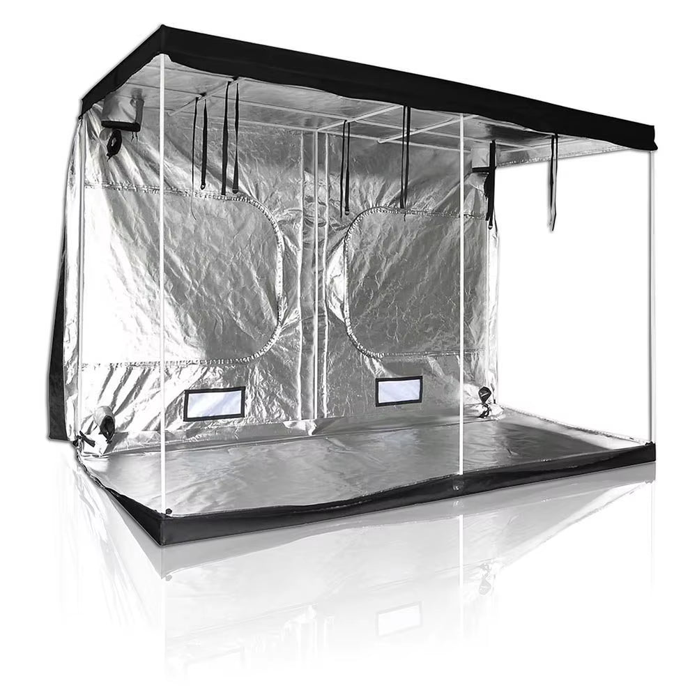 Cameră de Cultivare Hidroponică de Interior cu Folie Reflectivă Mylar – Grow Tent Profesională pentru Plante, Seră Non-Toxică, Compatibilă cu Lămpi LED