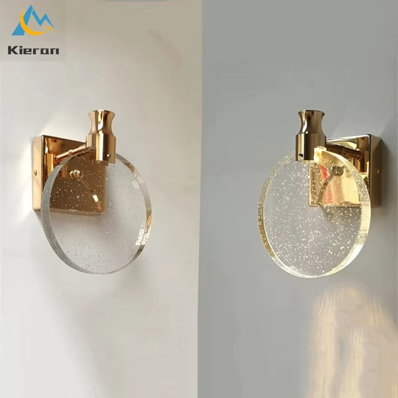 LED Cristal pentru Perete – Lumină Elegantă pentru Dormitor, Living, Baie sau Oglindă Machiaj