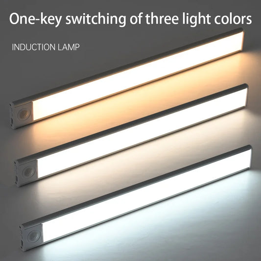 Night Light Led Light under Cabinet Light Motion Sensor Night Light Closet Light Cabinet Kitchen Lighting Magnetic Night Light