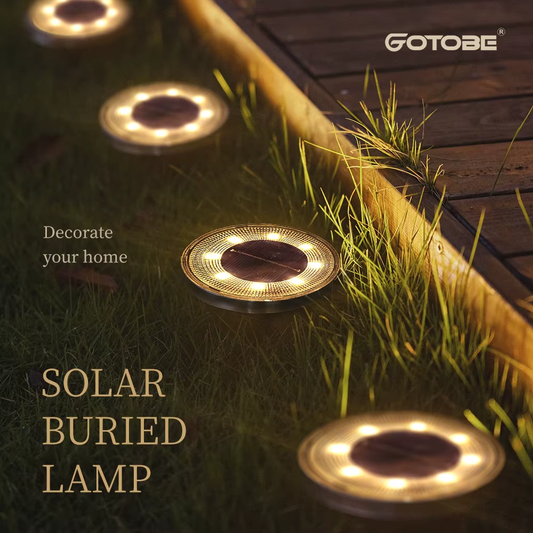 Lumină Solară LED IP68 pentru Exterior – Grădină & Alei
