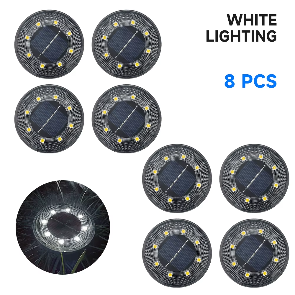 Lumină Solară LED IP68 pentru Exterior – Grădină & Alei