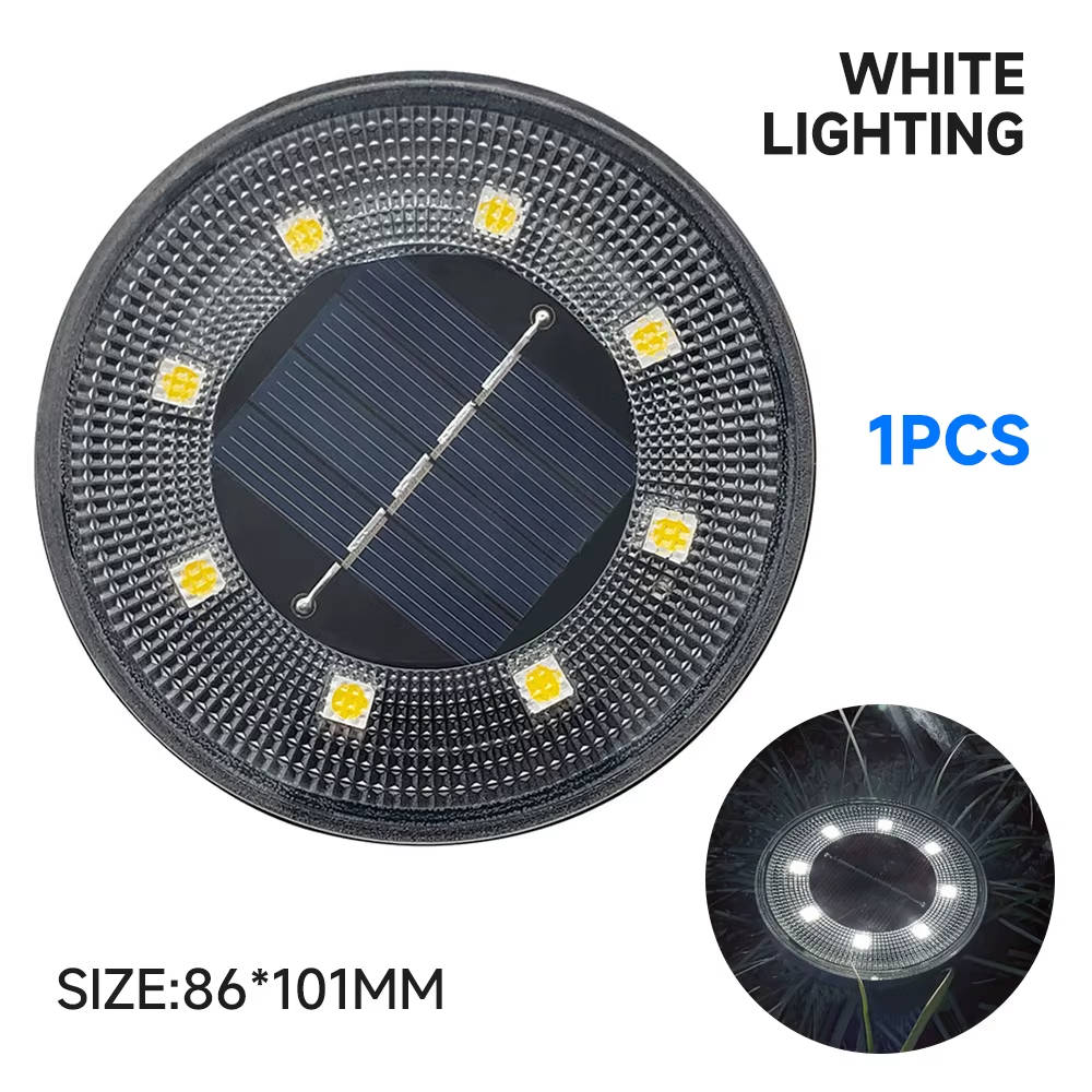 Lumină Solară LED IP68 pentru Exterior – Grădină & Alei