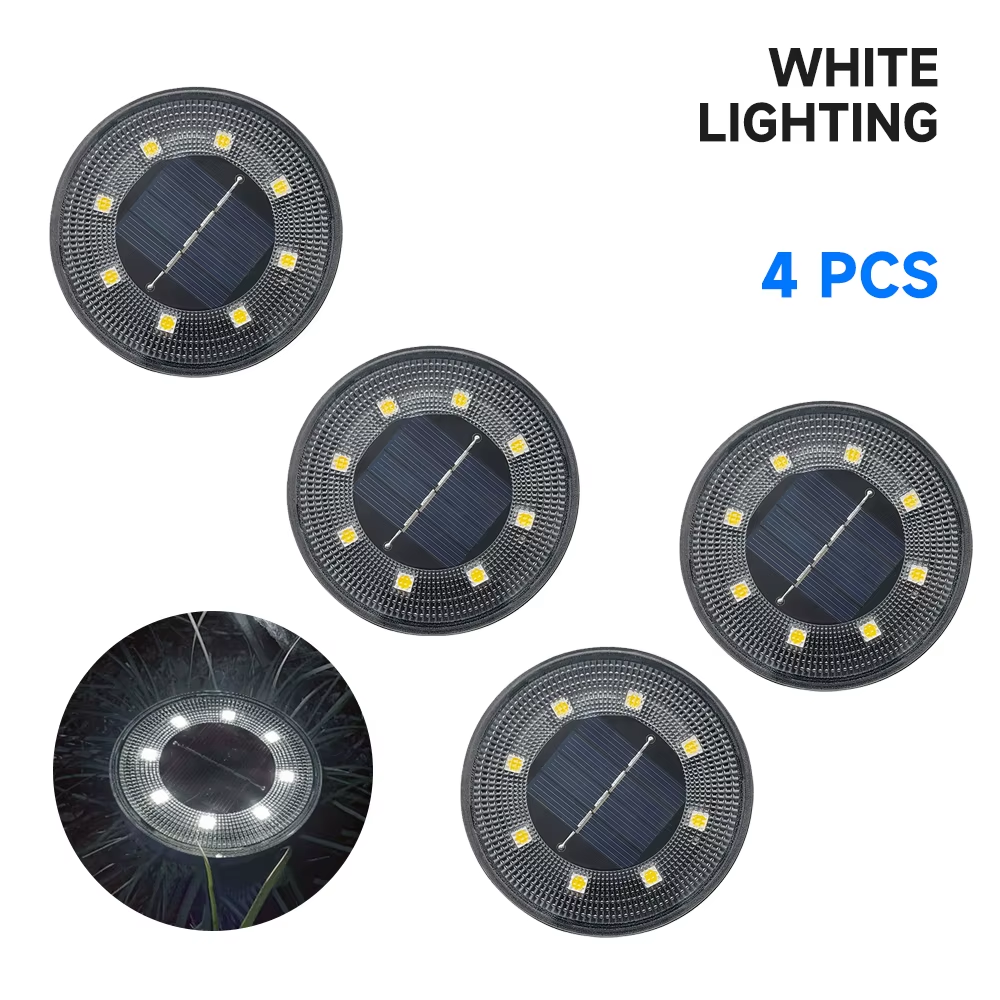 Lumină Solară LED IP68 pentru Exterior – Grădină & Alei