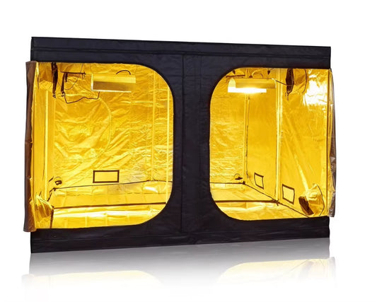 Cameră de Cultivare Hidroponică de Interior cu Folie Reflectivă Mylar – Grow Tent Profesională pentru Plante, Seră Non-Toxică, Compatibilă cu Lămpi LED